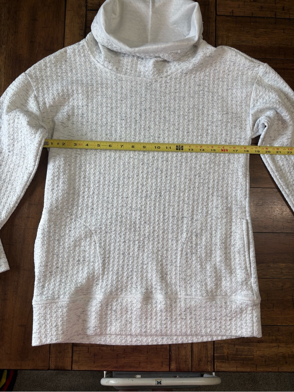 RBX White Textured Cowl Neck Sweater - Picture 5 of 5